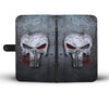 Skull Art Phone Wallet Case 010 - designfullprint