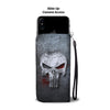 Skull Art Phone Wallet Case 010 - designfullprint