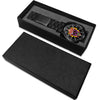 3D Skull Watch - Stainless steel back with leather/ stainless steel band 002 - designfullprint