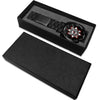 3D Skull Watch - Stainless steel back with leather/ stainless steel band 003 - designfullprint