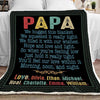 Personalized Love Papa Premium Blanket