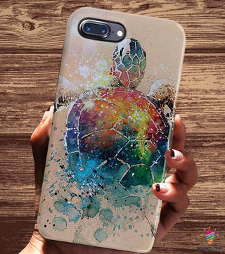 Gift For Turtle Lover Colorful Turtle Phone Case NHD