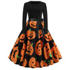 Helpurn Style Skull Party Dress