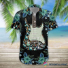Tropical Electric Guitar Hawaii Shirt CM Gifts For Cat Lovers