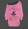 New Colors Halloween You Just Flipped My Witch Switch Off Shoulder Long Sleeves Top