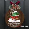 Personalized Xmas 2020 Memorable Year We Stayed Together Ornament Door Hanger LN