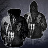 New Poker King Skull 3D Hoodie 01 - designfullprint