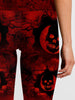 Women Elastic Skinny Sexy Sugar Skull Gym Fitness Sport Leggings 014 - designfullprint
