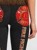 3D Firefighter Fire Rescue Leggings 005 - designfullprint