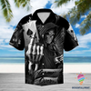 Skull Gift Skull Black Jack Hawaii Button Shirt CM