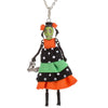 Groom Bride Halloween Skull Pendant Necklaces