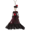 Groom Bride Halloween Skull Pendant Necklaces