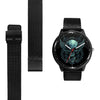 Skull Watch - Stainless steel back with leather/ stainless steel band 007 - designfullprint