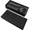 Skull Watch - Stainless steel back with leather/ stainless steel band 008 - designfullprint