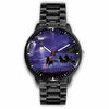Awesome 3D Horses Galloping Along The Sea Watch - Stainless Steel Back With Leather/ Stainless Steel Band 004 - designfullprint