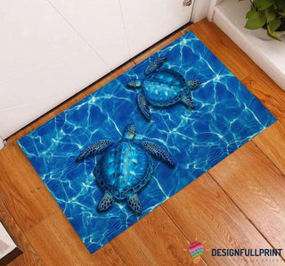 Gift For Turtle Lover Turtle Doormat LH Welcome Mats