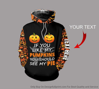 Pumpkin Pie Personalized US Unisex Size Hoodie