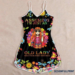 Gift For Hippie Hippie Romper Rompers For Women LH Romper Dress Sexy Rompers Summer Rompers Old Lady