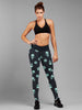 Women Elastic Skinny Sexy Sugar Skull and Daisy Leggings 012 - designfullprint