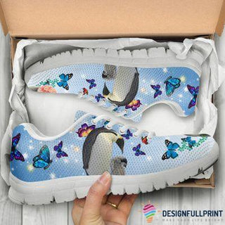 Gift For Butterfly Lover Butterfly Shoes Penguin Shoes Penguin Sneakers LH Original Penguin Shoes Penguin Shoes Mens Animal Print Shoes