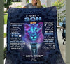 Lion To My Son Gift For Your Son Sherpa and Quilt Blanket HG