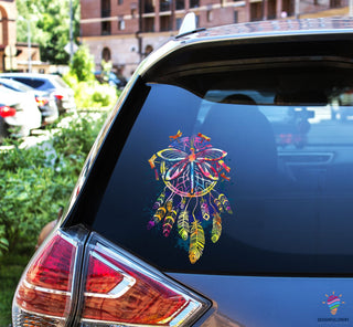 Gift For Dragonfly Lover Dragonfly Dreamcatcher Car Sticker NHD