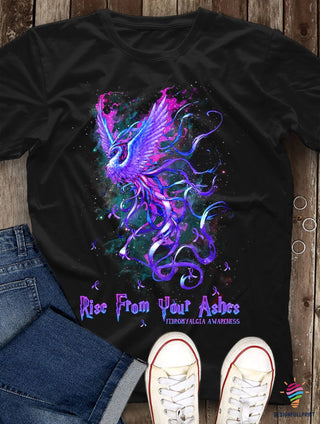 Phoenix Fibromyalgia Awareness Unisex T Shirt HG