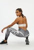 High Waist Honeycomb Skull Wings Sexy Fashion  Women Fitness Leggings