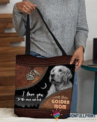 Golden Retriever Tote Bag HG Gifts For Dog Lovers