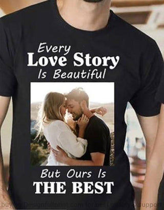 Our Love Story Is The Best Valentine Couple Valentine Gift For Him Valentine Gift For Her Anniversary Gift Customized T Shirt HH