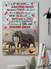 Gift For Elephant Lover Elephant Family Canvas Art and Poster CM