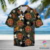 Firefighter Tropical Hawaii Button Shirt CM