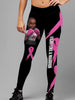 Multi-Color Ribbon Awareness Fight Like A Warrior Melanin Cancer Awareness Premium Leggings
