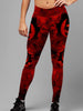 Women Elastic Skinny Sexy Sugar Skull Gym Fitness Sport Leggings 014 - designfullprint