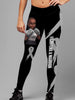 Multi-Color Ribbon Awareness Fight Like A Warrior Melanin Cancer Awareness Premium Leggings