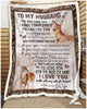 Blanket Deer To my husband The day I meet you