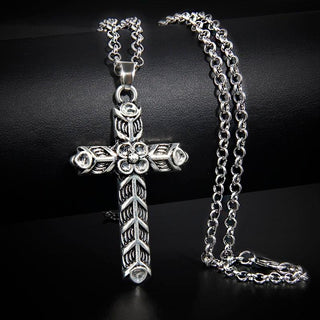 Viking Athelstan's Cross Ragnar Necklace - designfullprint