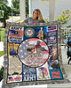 Black Pride Gift For Veteran Lover Gift For Army Army Veteran Proud Woman Veteran Blanket Quilt Blanket LN