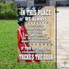 In This Place We Always US Flag LN