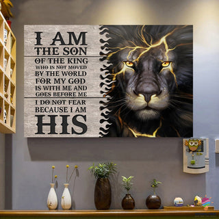 Lion I Am The Son Of King Horizontal Poster LN
