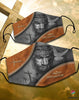 Gift For Christian God Faith Over Fear Jesus Leather Cloth Mask 3 Pack HG Cloth Mask