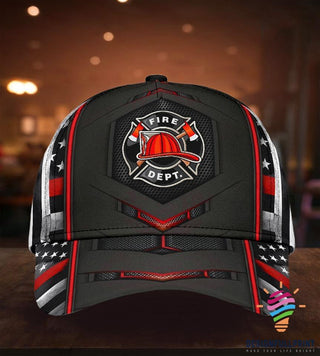 Firefighter Flag Red Cap HG