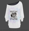 New Colors Being A Wife Of A Bad Guy Tough And Crazy Enough Off Shoulder Long Sleeves Top