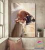 Gift For Christian Pug Jesus Christ Canvas Art and Poster CM Gifts For Dog Lovers
