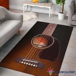 Classic Guitar Rug Ver 2 Gift For Guitarist CH