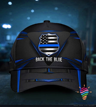 Back The Blue Cap LN Gift for Police