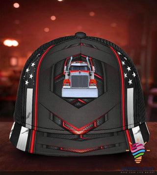 Gift For Trucker Trucker Truck Driver Brave Cap LN