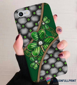 Irish Shop Gemstone Shamrock Irish Phone Case HG