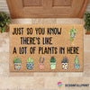 Just So You Know There's Like A Lot Of Plants In Here Cactus Welcome Doormat NHD
