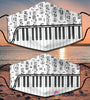 Musical Piano Keys Themed Cloth Mask HG